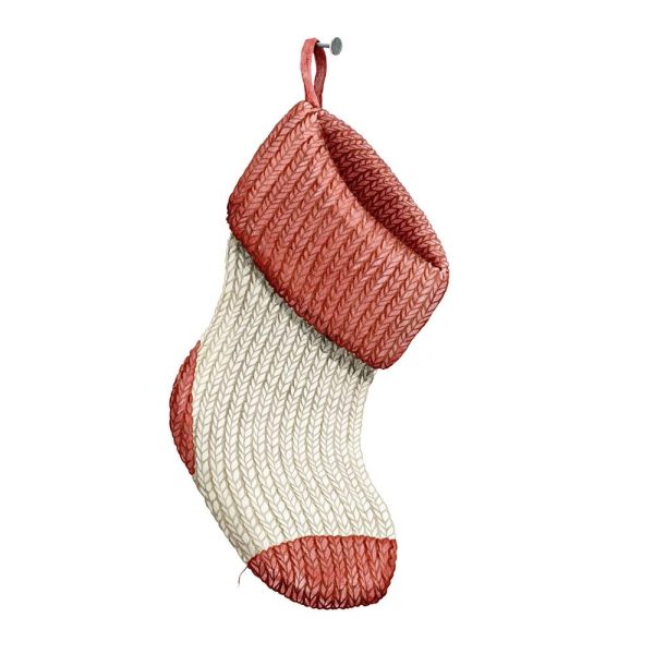 Watercolor Knitting Stocking Fabric Panel Sale