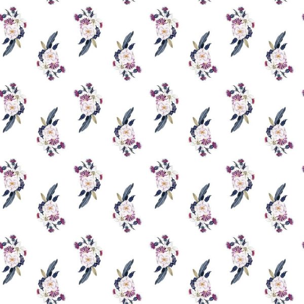 Gothic Floral Bouquet Fabric Cheap