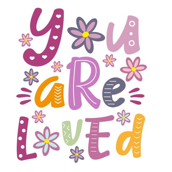 You are Loved Fabric Panel For Sale