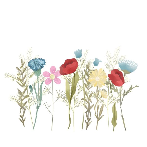 Wild Flowers Group Fabric Panel Online