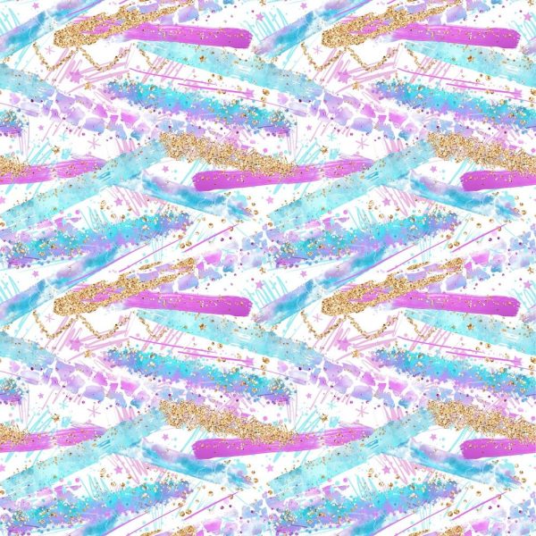 Light Electric Skies Brush Strokes Fabric Sale